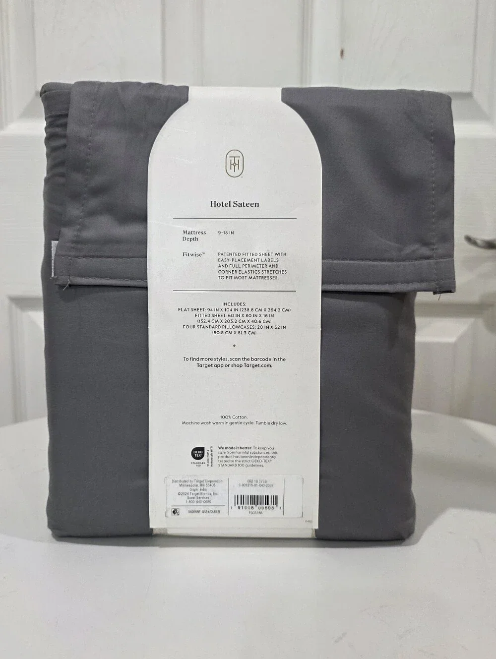 Threshold Queen Hotel Sateen Sheet Set